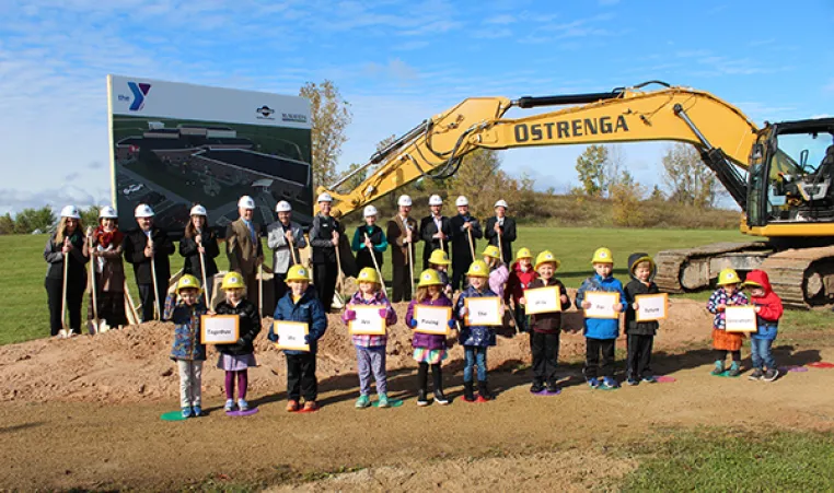 Groundbreaking of Fox West YMCA Child Care Expansion