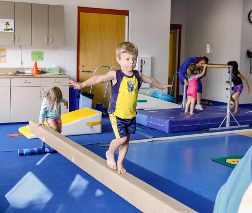 YMCA of the Fox Cities pre-school gymnastics classes